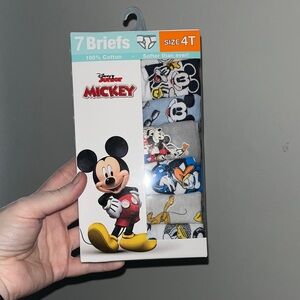 NWT Disney Mickey Mouse Boys Briefs